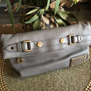 Marc by Marc Jacobs Grey leather clutch